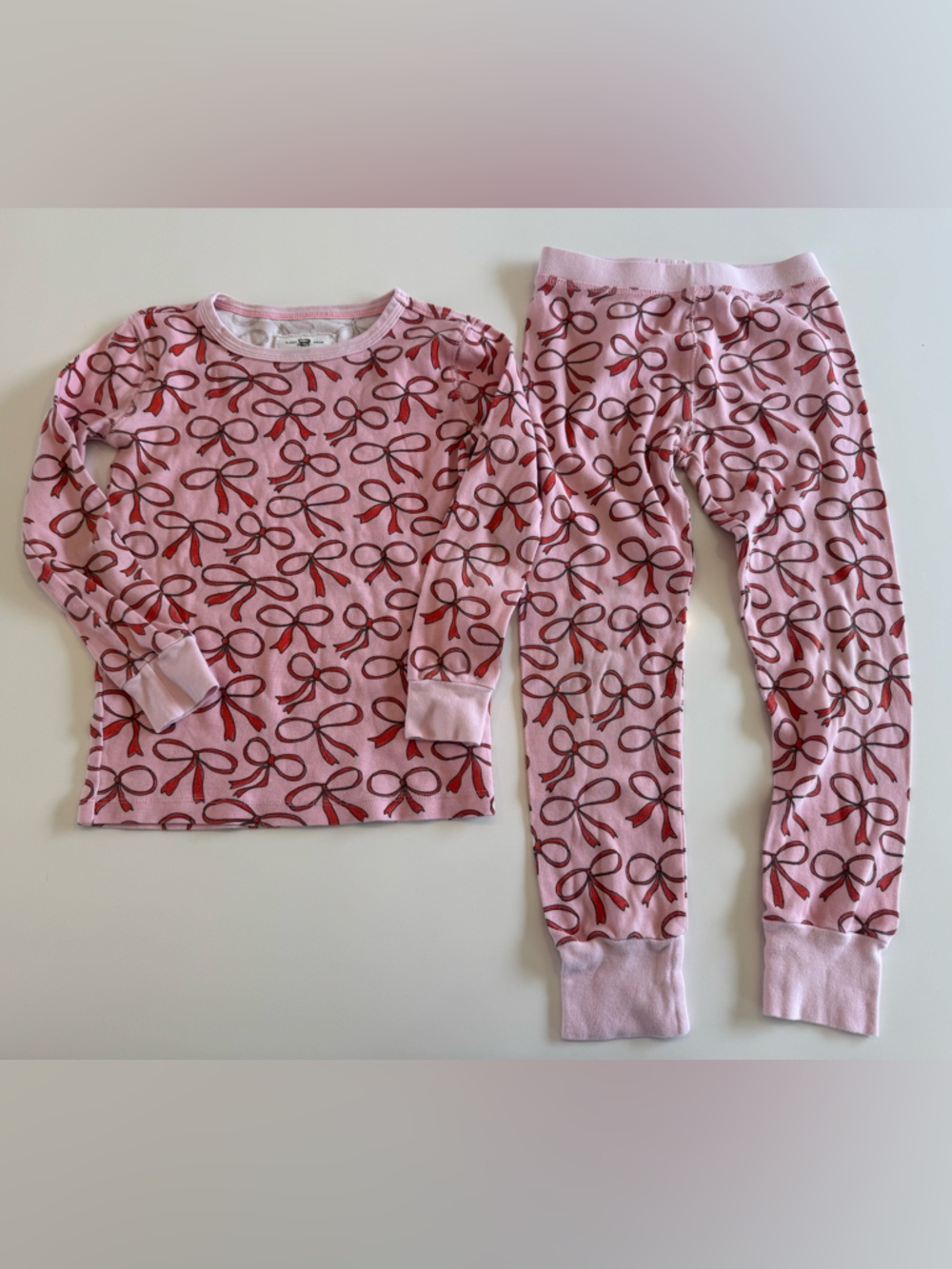 Jcrew Crewcuts girls bow size 6-7 pajamas